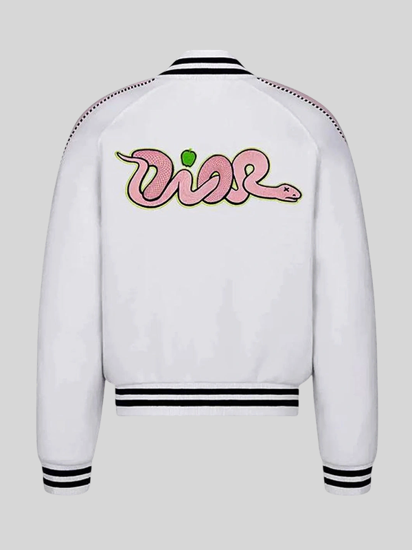 shop now Kylian Mbappe Christian Dior Varsity Jacket