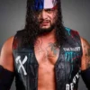 shop now Mike Santana TNA Rebellion 2026 Black Leather Vest