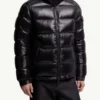 shop now Moncler Maya Matte Short Down Black Puffer Jacket