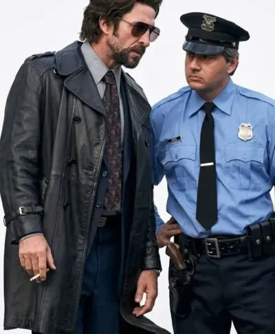 shop now Motor City 2026 Pablo Schreiber Leather Coat