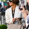 shop now NYC 2026 Halle Berry White Blazer