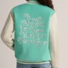 shop now New York or Nowhere Liberty Motto Varsity Jacket for sale