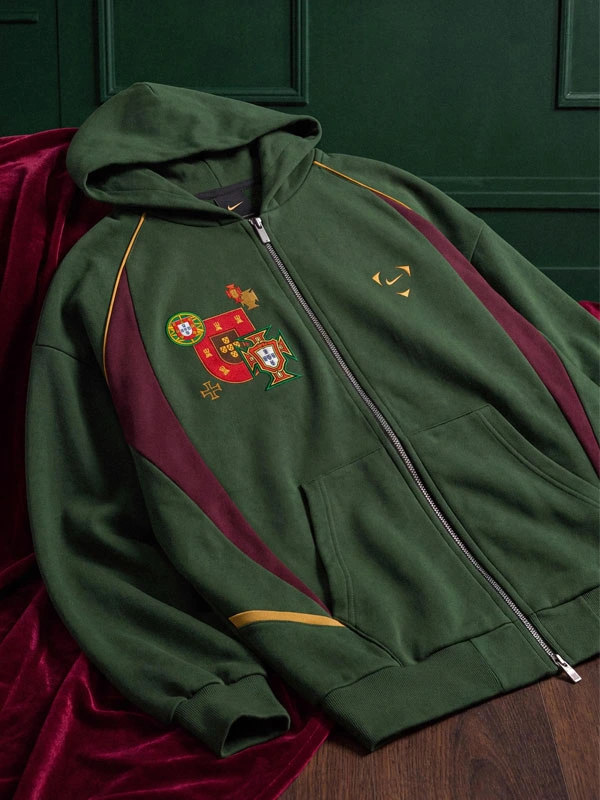 shop now Nike x Ronaldo One Last Dance Portugal Zip Hoodie