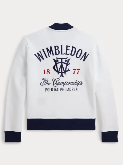 shop now Polo Ralph Lauren x Wimbledon 2026 Fleece Baseball Jacket