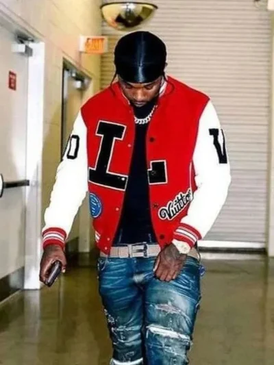 shop now Pop Smoke Dreaming Varsity Jacket
