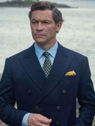 shop now Prince Charles The Crown S05 Blue Blazer