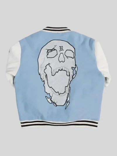 shop now Revenge Skull Varsity Jacket