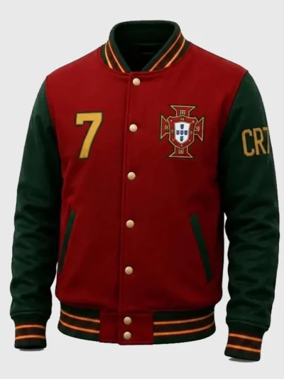 shop now Ronaldo Portugal Varsity Jacket
