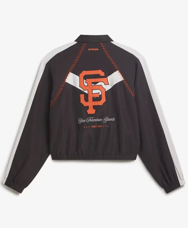 shop now San Francisco Giants Off Season x MLB Black Track Jacket