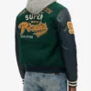 shop now Superdry College Patched Varsity Bomber Hooded Jacket for sale
