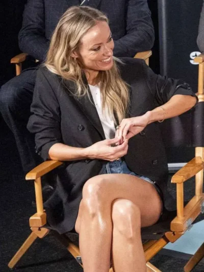 shop now The Invite SiriusXM LA 2026 Olivia Wilde Black Blazer