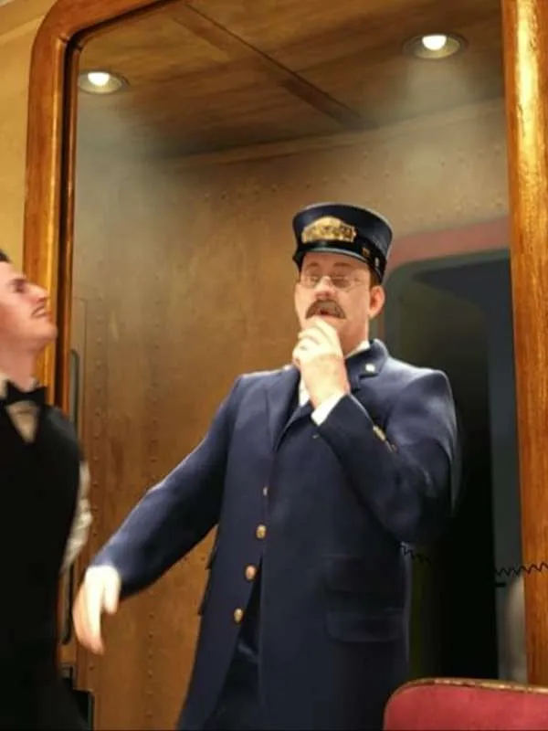shop now The Polar Express Tom Hanks Conductor Suit