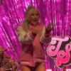 shop now Tiffany Stratton WWE Pink Varsity Jacket