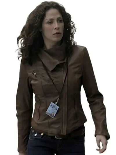 shop now Warehouse 13 Myka Bering Brown Leather Jacket