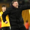 shop now Wolverhampton Wanderers VS Aston Villa Rob Edwards Jacket
