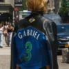 shop now World Cup 2026 Gabrielle Figueiredo Brazil Leather Jacket