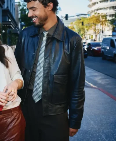 shop now Your Fault London Matthew Broome Leather Jacket