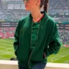 shp FIFA World Cup 2026 Fernanda Gómez Green Bomber Jacket