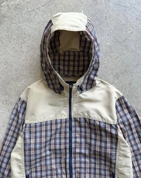 2012 Comme Des Garçons Plaid Hooded Jacket