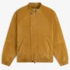 2026 Aimé Leon Dore Fall Tan Suede Cafe Racer Jacket
