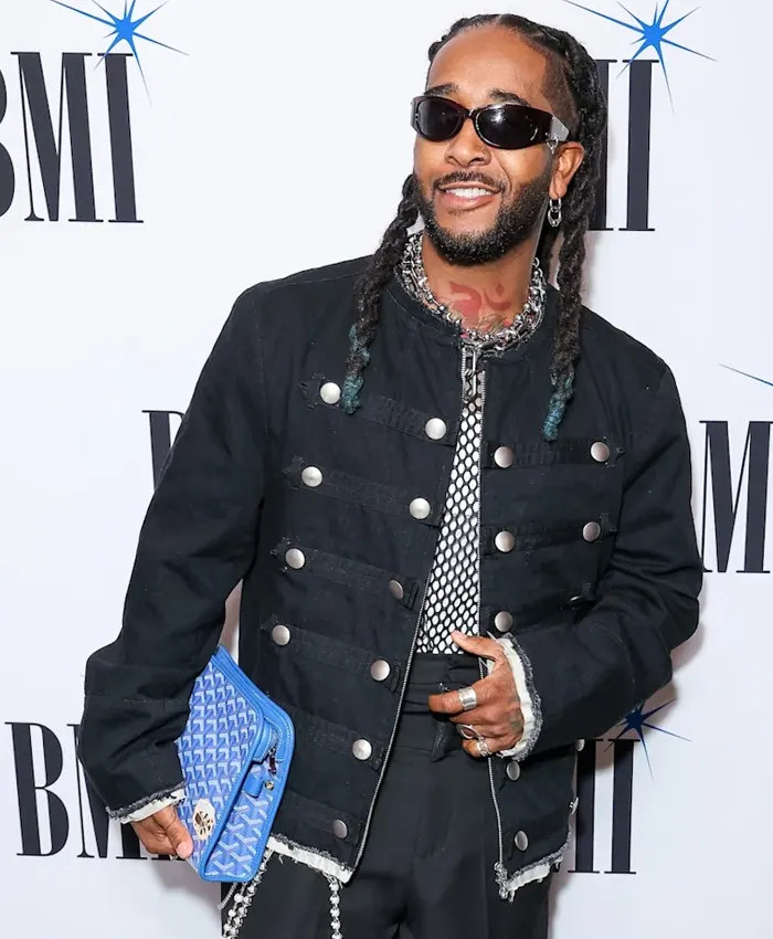 2026 BMI R&B/Hip-Hop Awards Omarion Collarless Black jacket