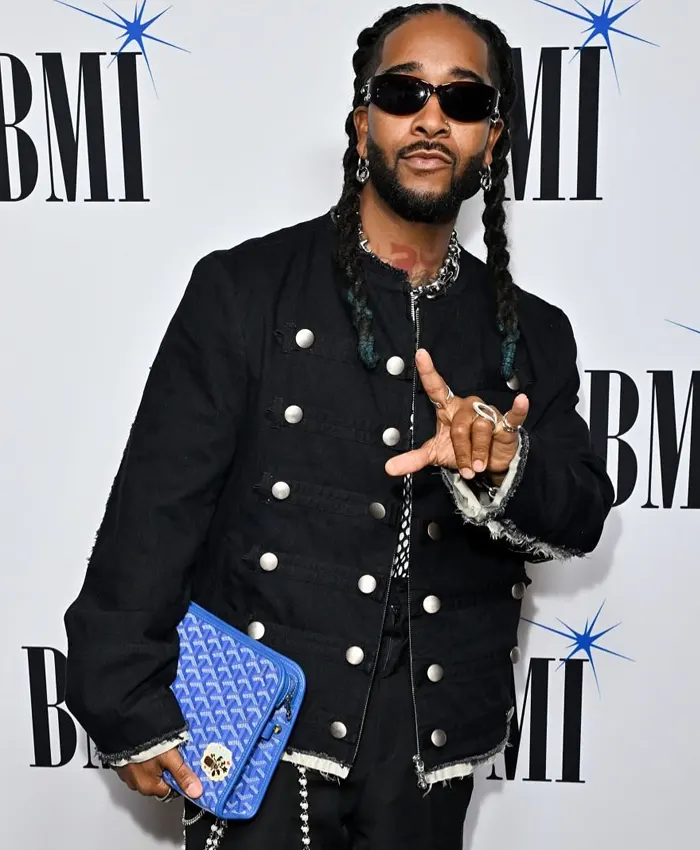 2026 BMI R&B/Hip-Hop Awards Omarion Collarless Black jacket