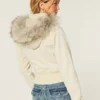 2026 Hollister Peyton Cream Twill Jacket