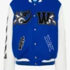Off-White Royal Varsity Jacket