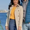 A Pinch of Portugal Heather Hemmens Beige Coat