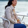 A Pinch of Portugal Heather Hemmens Beige Coat