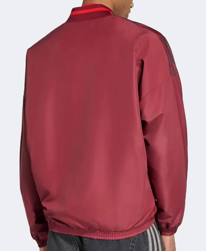Adidas Arsenal Stadium Culturewear Maroon Track Jacket