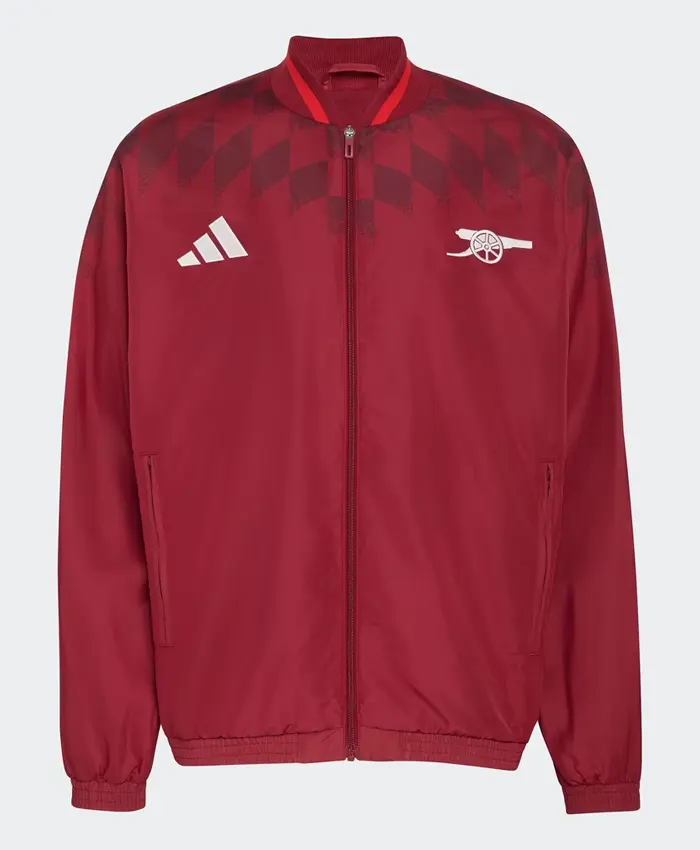 Adidas Arsenal Stadium Culturewear Maroon Track Jacket