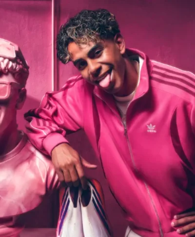 Adidas Football Lamine Yamal Pink Jacket
