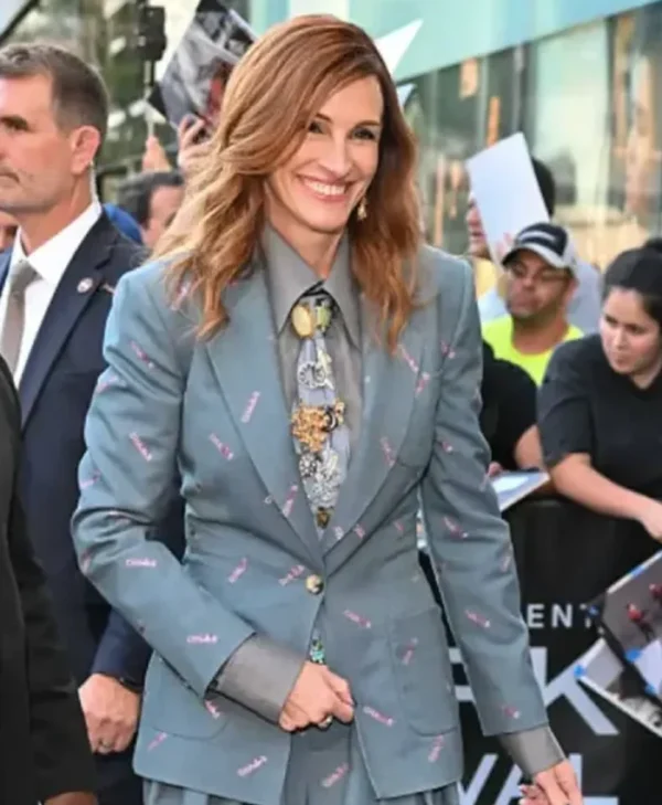 After The Hunt London Event Julia Roberts Blazer