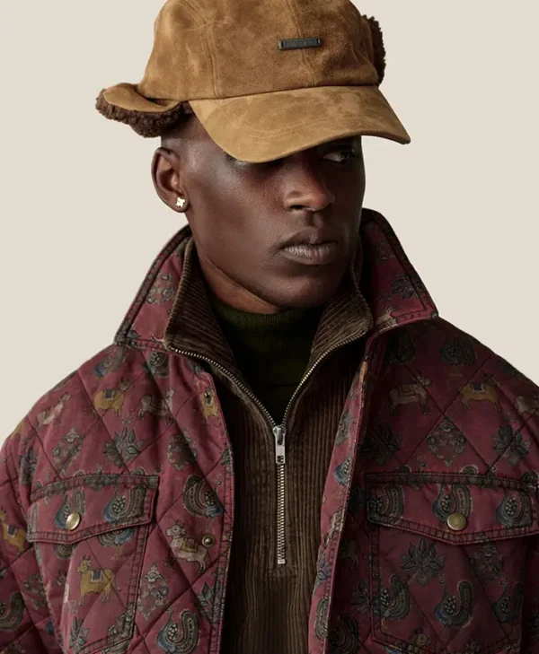 Aimé Leon Dore Fall 2026 Quilted Burgundy Jacket