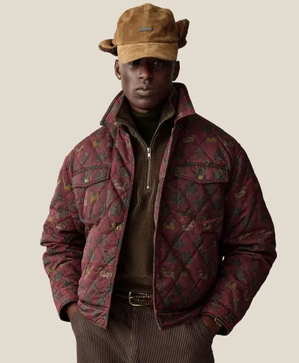Aimé Leon Dore Fall 2026 Quilted Burgundy Jacket