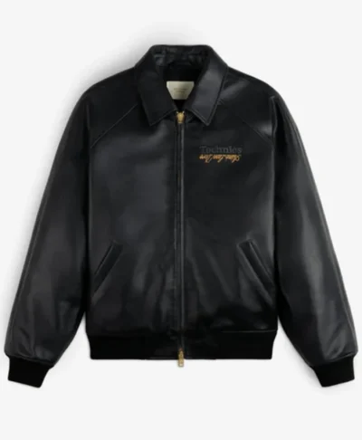 Aimé Leon Dore Fall 2026 Technics Black Leather Jacket