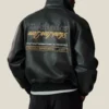 Aimé Leon Dore Fall 2026 Technics Black Leather Jacket