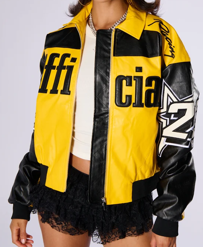 Akira OFFICIAL Leather Moto Bomber Jacket