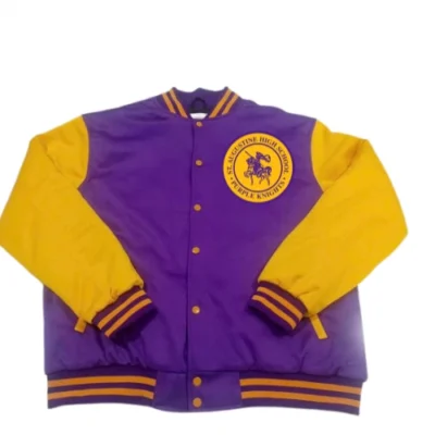 Alexandrine Minnesota Vikings Wool Purple Varsity Jacket