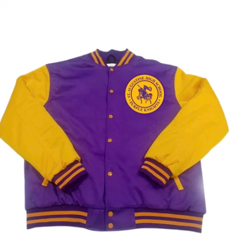Alexandrine Minnesota Vikings Wool Purple Varsity Jacket