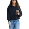 Alison Brie 2026 Black Hoodie
