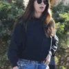 Alison Brie 2026 Black Hoodie