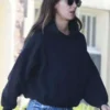 Alison Brie 2026 Black Hoodie
