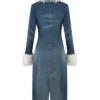 Allie Hayes Off Campus Blue Coat