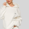 Amare Polka Dot White Hoodie