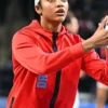 Angel Reese Connecticut Sun v Atlanta Dream Jacket