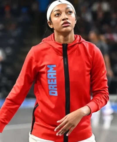 Angel Reese Connecticut Sun v Atlanta Dream Jacket