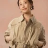 Anna Cathcart XO Kitty S03 Beige Jacket