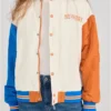 Anne Hathaway NY Knicks Varsity Jacket